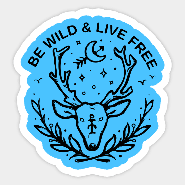 BE WILD Sticker by ROVO